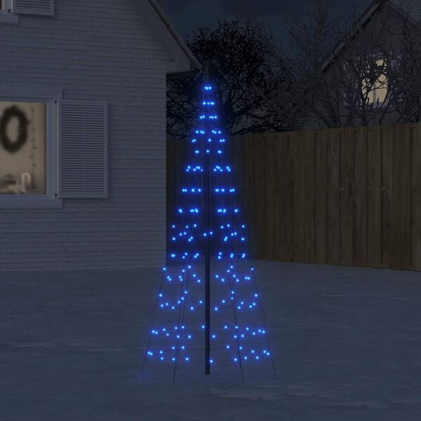 vidaXL LED &Aacute;rvore de Natal 200 LEDs Azul 180 cm