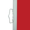 vidaXL Toldo lateral retr&aacute;til para p&aacute;tio 140x600 cm vermelho