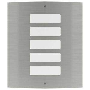 vidaXL RVS L&acirc;mpada de parede, interior e exterior, resistente &aacute; intemp&eacute;ries