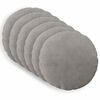 vidaXL Capa almofada 6 pcs HEERLEN Cinzento-claro &Oslash; 60 cm cord&atilde;o