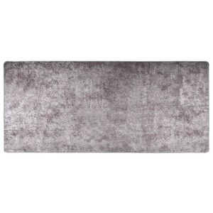 vidaXL Tapete lav&aacute;vel 80x300 cm cinzento