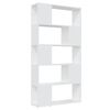 vidaXL Estante/divis&oacute;ria 80x24x155 cm contraplacado branco