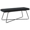 vidaXL banco Preto 110 x 40 x 45 cm Veludo