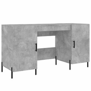 vidaXL Secret&aacute;ria 140x50x75 cm derivados de madeira cinza cimento