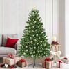 vidaXL &Aacute;rvore de Natal com 300 LEDs com suporte Verde 180 cm PE