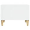 vidaXL Mesa de centro 60x50x36,5 cm derivados de madeira branco