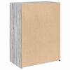 vidaXL Aparador 70x41x93 cm derivados de madeira cinzento sonoma