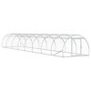 vidaXL Galinheiro Prateado 800 x 150 x 100 cm A&ccedil;o Galvanizado