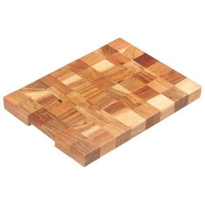 vidaXL Tábua de cortar 40x30x3,8 cm madeira de acácia maciça