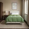 vidaXL Duvet de Ano Inteiro Colchonete Verde 140 x 220 cm Microfibra