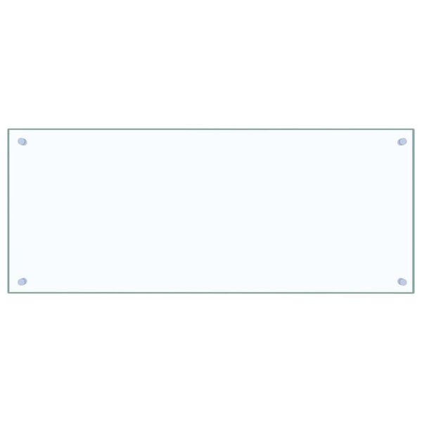 vidaXL Prote&ccedil;&atilde;o de Cozinha 2 pcs Transparente 100 x 40 cm