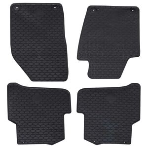 vidaXL Tapete de carro 4 pcs Preto Compat&iacute;vel com FABIA III 2014-2022