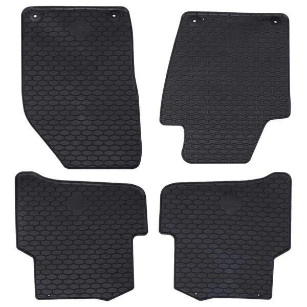 vidaXL Tapete de carro 4 pcs Preto Compat&iacute;vel com FABIA III 2014-2022