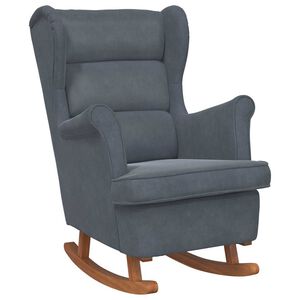 vidaXL Cadeira de baloi&ccedil;o Cinza Escuro 92 x 71 x 100 cm Contraplacado