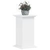 vidaXL Suporte para plantas 33x33x60 cm derivados de madeira branco