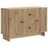 vidaXL Buffet Carvalho Arttisan 89 x 34,5 x 60 cm Derivados de Madeira