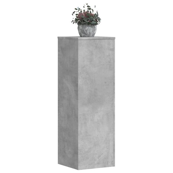 vidaXL Suportes p/ plantas 2 pcs 33x33x100 cm derivados de madeira