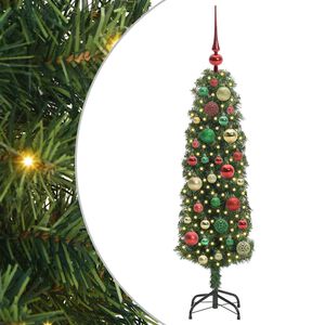 vidaXL &Aacute;rvore de Natal Artificial Verde 120 cm PVC e A&ccedil;o e Pl&aacute;stico