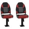 vidaXL Assentos de barco 2 pcs com pedestal rotativo a 360&deg;