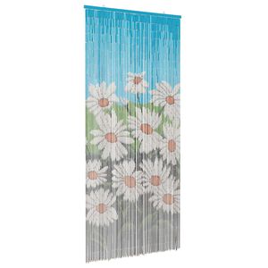 vidaXL Cortina de Porta Inseto multicolorido 200 x 90 cm Bambu