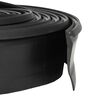 vidaXL Veda&ccedil;&atilde;o da Porta da Garagem Preto 52 x 2 mm 2,5 m PVC