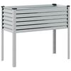 vidaXL Vaso de jardim 100x45x90 cm A&ccedil;o galvanizado