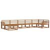 vidaXL Conjunto de Sof&aacute;s para Exterior 7 pcs Natural