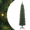 vidaXL &Aacute;rvore de Natal Artificial Verde 210 cm PVC e A&ccedil;o e Pl&aacute;stico