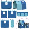 vidaXL Cama alta para crian&ccedil;a com t&uacute;nel 90x190 cm pinho maci&ccedil;o azul