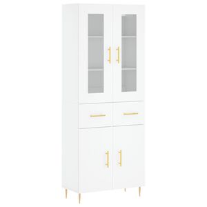 vidaXL Arm&aacute;rio alto 69,5x34x180 cm derivados de madeira branco