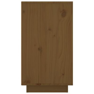 vidaXL Garrafeira 23x34x61 cm madeira de pinho maciça castanho mel