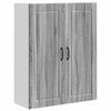 vidaXL Arm&aacute;rio de Parede PORTO Cinza Sonoma 80 x 31 x 100 cm