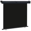 vidaXL Toldo lateral para varanda 165x250 cm preto