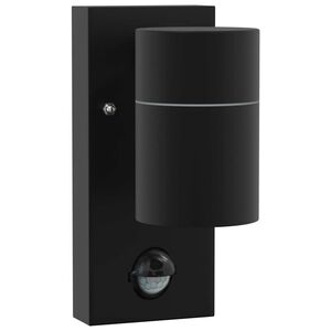 vidaXL Luz de Parede para Exterior Preto 6,5 x 10,5 x 16 cm