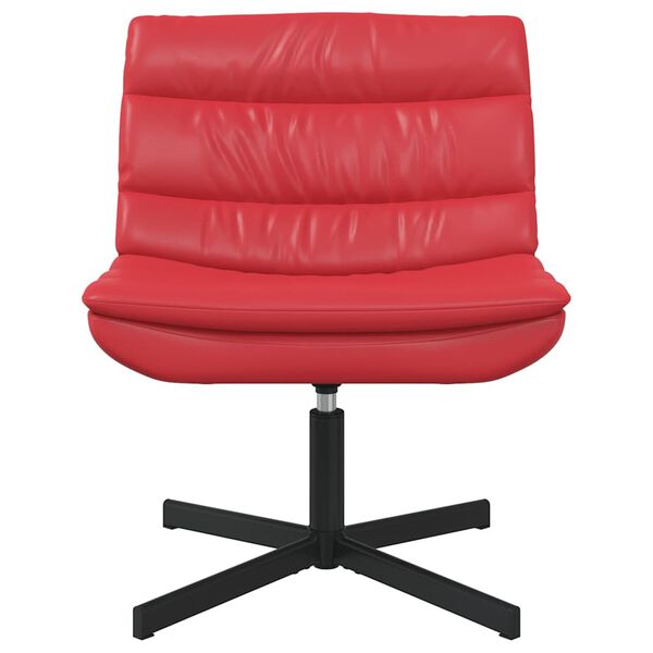 vidaXL Cadeira girat&oacute;ria Vermelho 63 x 75 x 76 cm PU