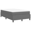 vidaXL Cama Box Cinza Claro e Branco 120 x 190 cm