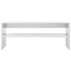 vidaXL Mesa de centro 100x40x40 cm contraplacado branco brilhante