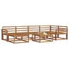 vidaXL Conjunto de Sof&aacute;s para Exterior 7 pcs Natural