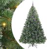 vidaXL &Aacute;rvore de Natal Artificial com 300 LEDs Verde 240 cm PE e PVC