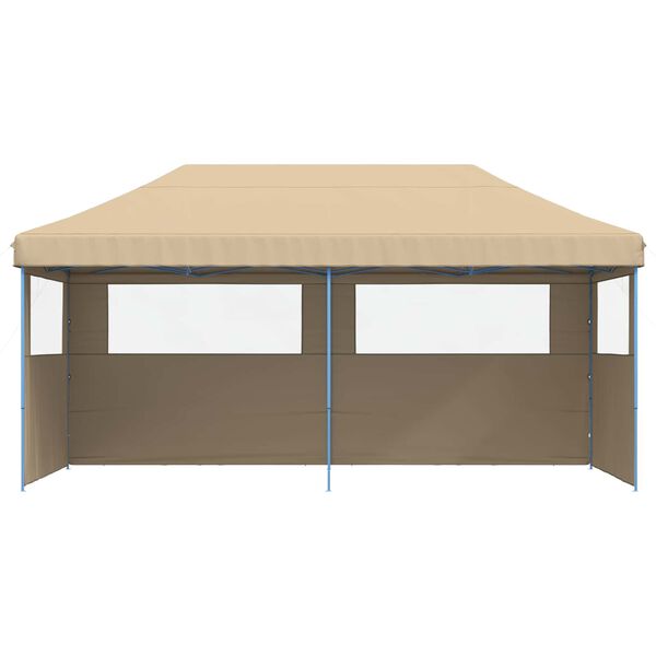 vidaXL Tenda de Festa Bege 292 x 580 x 315 cm Tecido Oxford