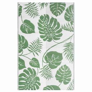vidaXL Tapete de exterior 190x290 cm ARAKIL PP verde