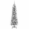 vidaXL &Aacute;rvore de Natal Artificial Branco 180 cm PVC, Metal e Pl&aacute;stico