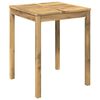 vidaXL Mesa de Jantar de Jardim Branco 60 x 60,5 x 75 cm