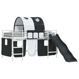 vidaXL Branco e Preto 100 x 201 cm