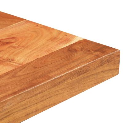 vidaXL Mesa de bar quadrada 60x60x110 cm madeira de acácia maciça