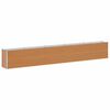 vidaXL Canteiro de jardim elevado Marrom Claro 485 x 50 x 68 cm