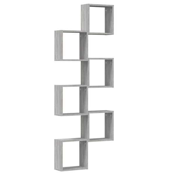 vidaXL Prateleiras de parede forma de cubo 6 pcs 30x15x30 cm