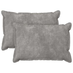 vidaXL Capa almofada 2 pcs HOUTEN Cinzento-claro 30 x 50 cm