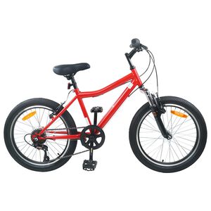 vidaXL Bicicleta Infantil 20 Polegadas 6-Speed para 6-11 Anos Vermelho
