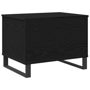 vidaXL Mesa de centro Carvalho Preto 60 x 44,5 x 45 cm